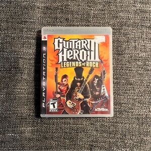 Guitar Hero III Legends Of Rock Sony Playstation 3 PS3‎ Game